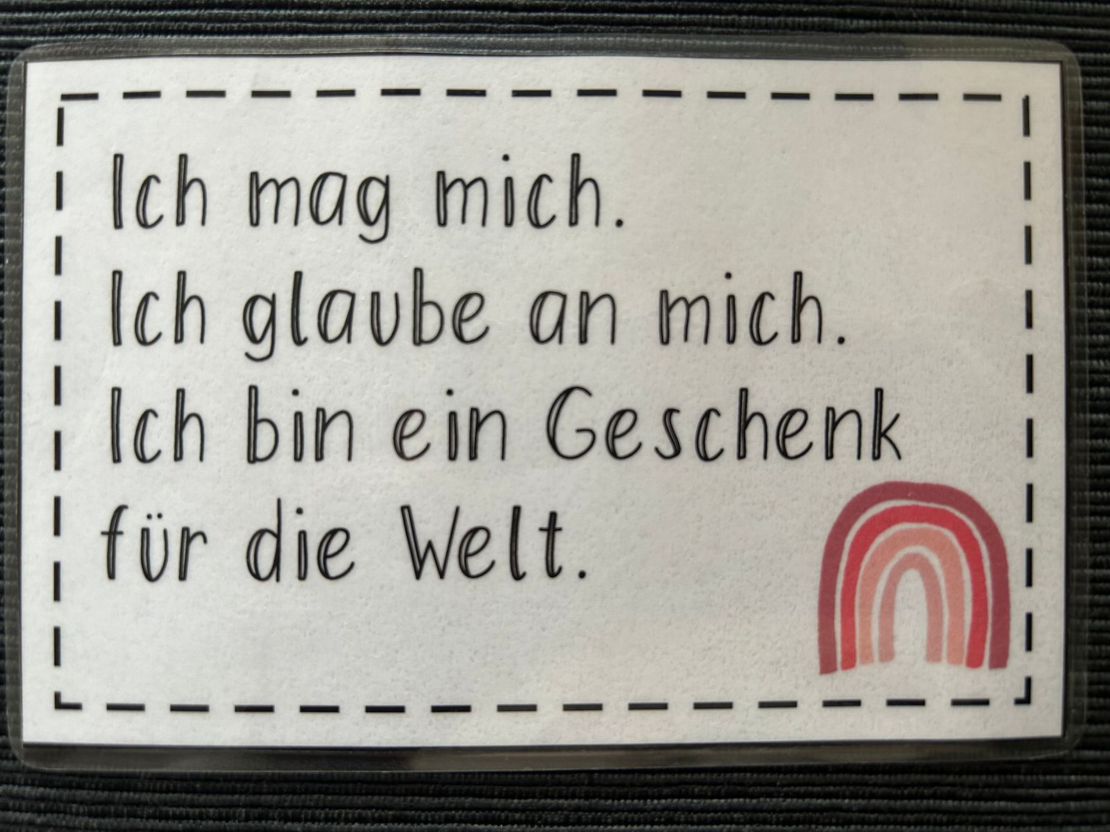 Wann hast du dir das letzte Mal gesagt, dass du dich magst?